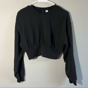 H&M Cropped Sweatshirt